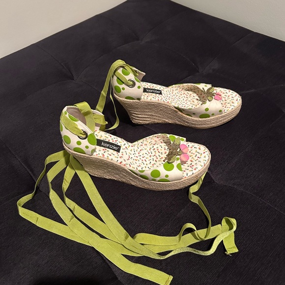 Kenzie Wedge Espadrilles Size 8 - Picture 2 of 6